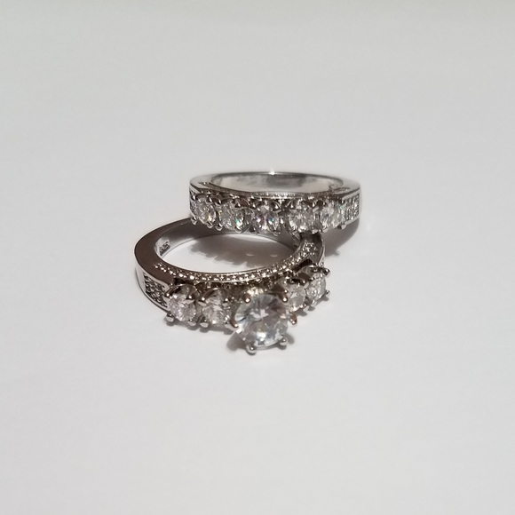 2Pcs/set 925 sterling silver ring! - Picture 4 of 13